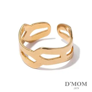 【DMOM】簡約鏤空開口戒指