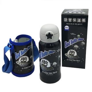 【SANRIO 三麗鷗】酷企鵝吸管不鏽鋼保溫水壺500ml(臺灣正版授權)