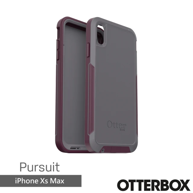 OtterBox iPhone Xs Max 6.5吋 Pursuit探索者系列保護殼(灰/紫)