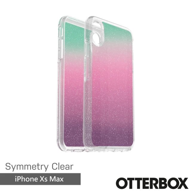 OtterBox iPhone Xs Max 6.5吋 Symmetry 炫彩透明保護殼(炫彩)