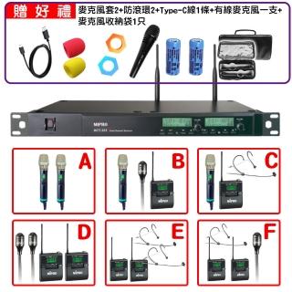 【MIPRO】ACT-323PLUS 雙頻道自動選訊無線麥克風 手握式麥克風ACT-500H(配件六擇一)