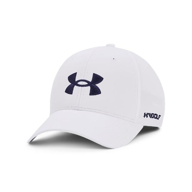 【UNDER ARMOUR】UA 男 Golf96 高爾夫球帽_1361547-101(白)