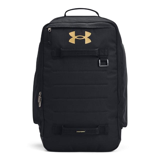 【UNDER ARMOUR】UA官方直營 男女同款 Contain 後背包_1378413-001(黑色)