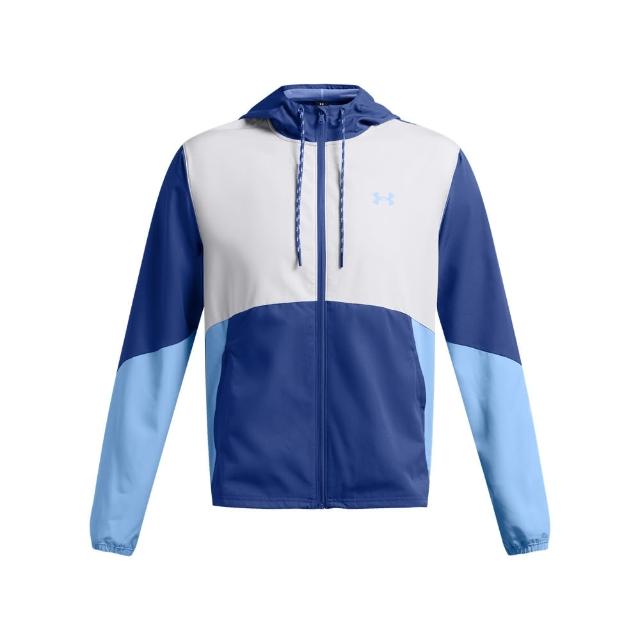 【UNDER ARMOUR】UA官方直營 男 Legacy 防風外套_1382875-432(藍色)