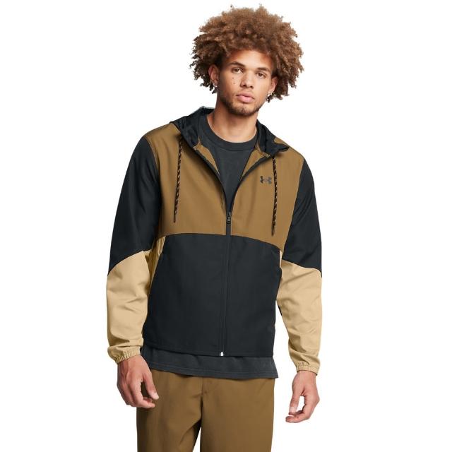 【UNDER ARMOUR】UA官方直營 男 Legacy 防風外套_1382875-498(黑色)