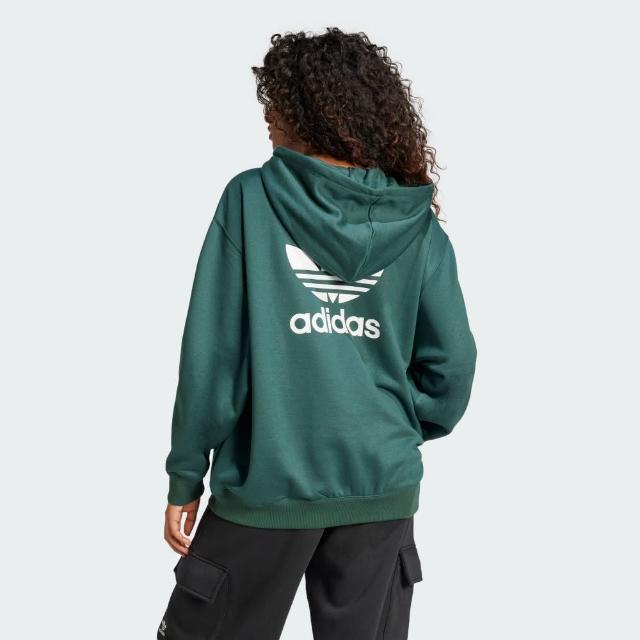 【adidas 愛迪達】LOGO 連帽上衣 女 - Originals IY4703