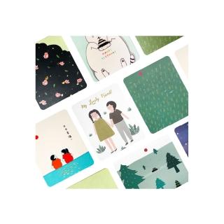 【CLEAN 克林】插畫明信片(Kerkerland 雙面明信片 明信片 文創 文青 畢業卡 生日卡片 祝賀卡 慶生卡片)