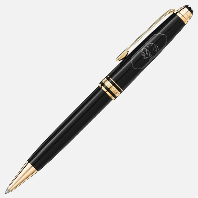 【MONTBLANC 萬寶龍】大班系列 2023年環遊世界80天限量原子筆(黑色)