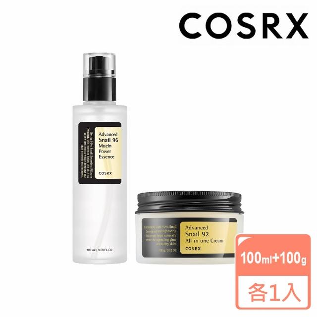 【COSRX】蝸牛修護滋養組(蝸牛修護精華液+修護霜)