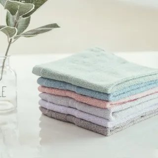 【non-no 儂儂】6條裝 超細柔吸水方巾(雙股紗 超飽和吸水 觸感細柔)