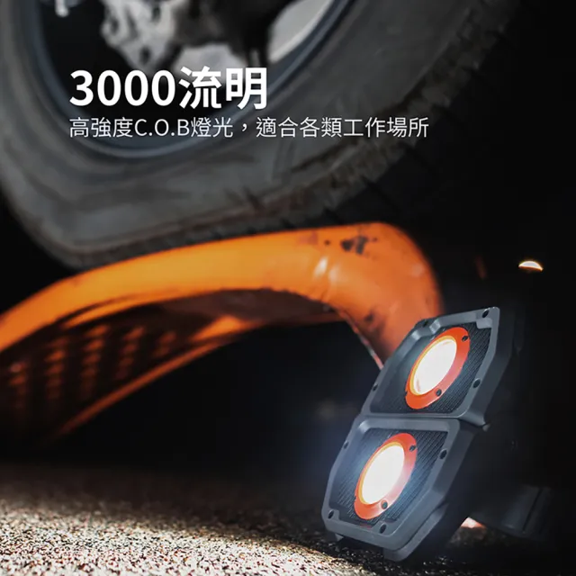 【NEBO】OMNI 3K 3000流明多方向工作燈(NEB-WLT-1008-G)