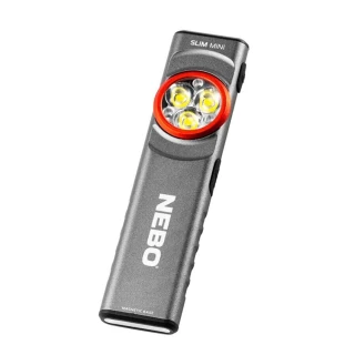 【NEBO】Slim Mini超薄照明燈 USB-C充電 250流明 IPX4(NEB-FLT-1042-G)