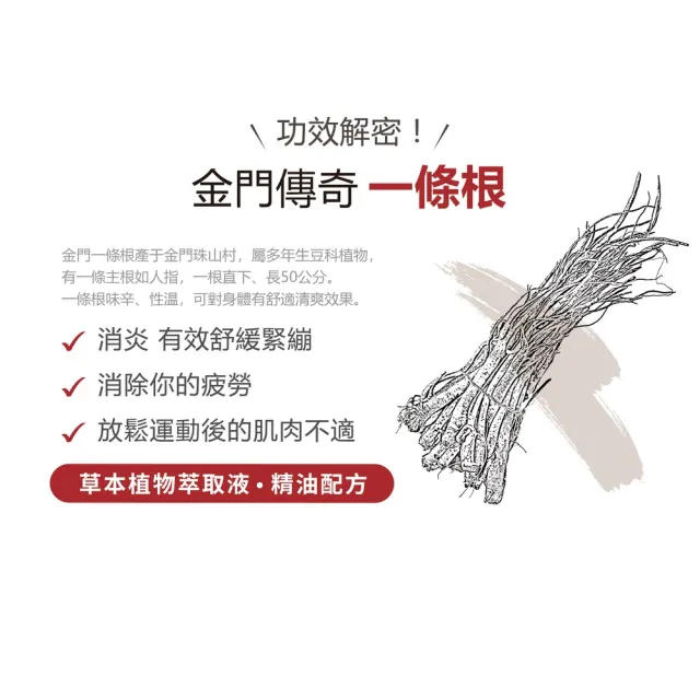 【Flowers 花芊】金牌 金門一條根精油貼布 石墨烯(8片/1包 溫熱感 放鬆肌肉)