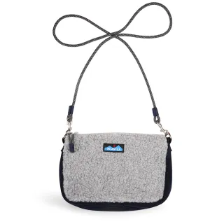 【KAVU】So Snuggy 拼接毛毛側背包 博爾德藍 #9467
