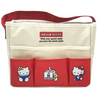 【SANRIO 三麗鷗】Hello kitty多功能手提文具袋(臺灣正版授權)