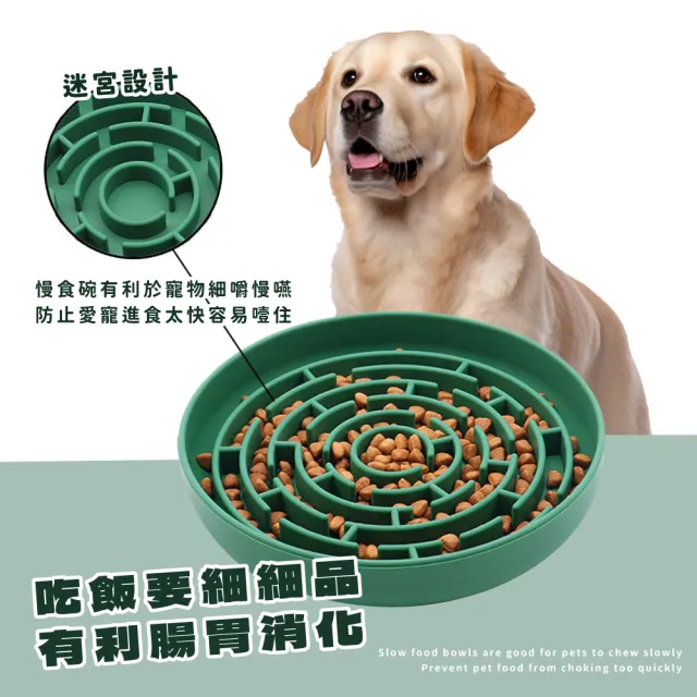 【慢慢食】迷宮造型寵物慢食碗(餐碗 緩食 狗狗 貓咪 飼料 餵食器 寵物用品 防噎碗 水盆 減肥碗 防吐)