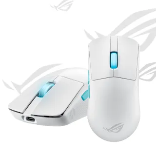 【ASUS 華碩】ROG Harpe Ace 無線三模電競滑鼠(白色)