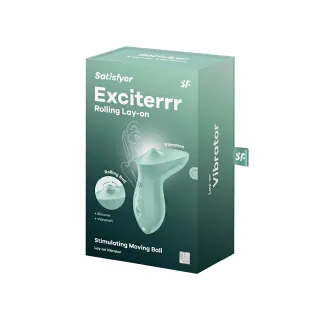 【Satisfyer】Exciterrr 滾珠震動按摩器(粉綠)