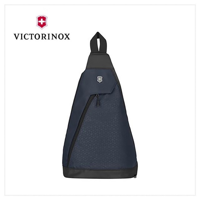 【VICTORINOX 瑞士維氏】雙間隔單肩包 藍色(606749)