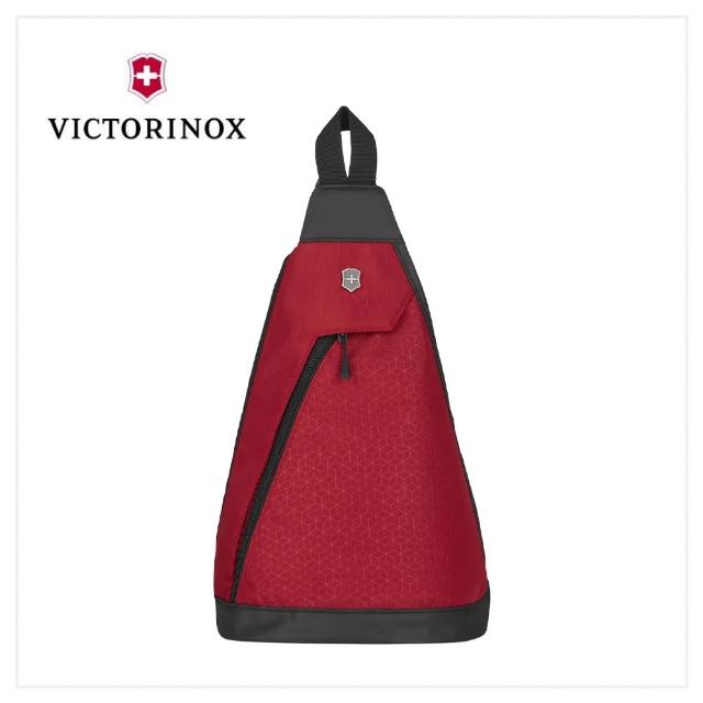 【VICTORINOX 瑞士維氏】雙間隔單肩包 紅色(606750)