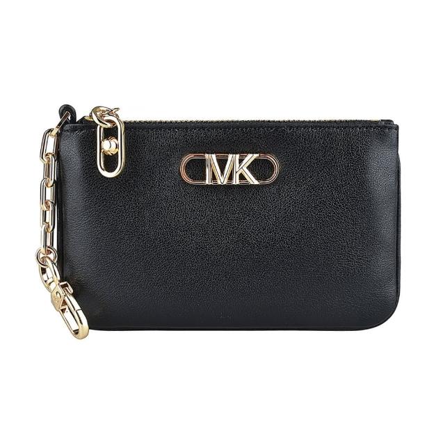 【Michael Kors】MK MICHAEL KORS PARKER LOGO拉鍊牛皮零錢包