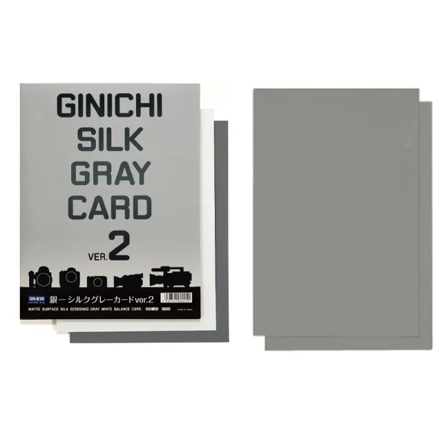 【GIN-ICHI】SILK GRAY CARD V.2 白平衡灰卡 校色卡(日本製)