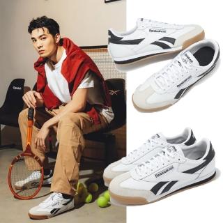 【REEBOK】休閒鞋 Campio XT 男鞋 女鞋 白 黑 膠底 復古 麂皮 拼接 情侶鞋 黃偉晉 著用款(100220547)