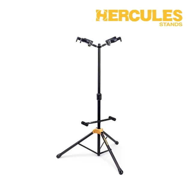 【Hercules 海克力斯】GS422B Plus 雙吉他架／穩固可靠的支撐(電吉他架 電貝斯架 木吉他架 樂器架 民謠)