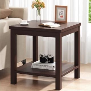 【WELAI】沙發邊幾客廳實木茶幾陽臺小方桌-60*60*54cm(邊幾/茶幾/邊桌/茶桌)