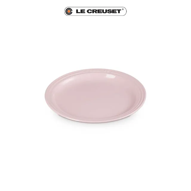 【Le Creuset】瓷器圓盤19cm(雪紡粉)