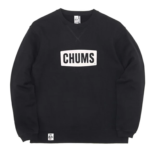 CHUMS CHUMS 休閒 CHUMS Logo Crew Top LP圓領套頭衫 黑/灰 男 女(CH001444K069)