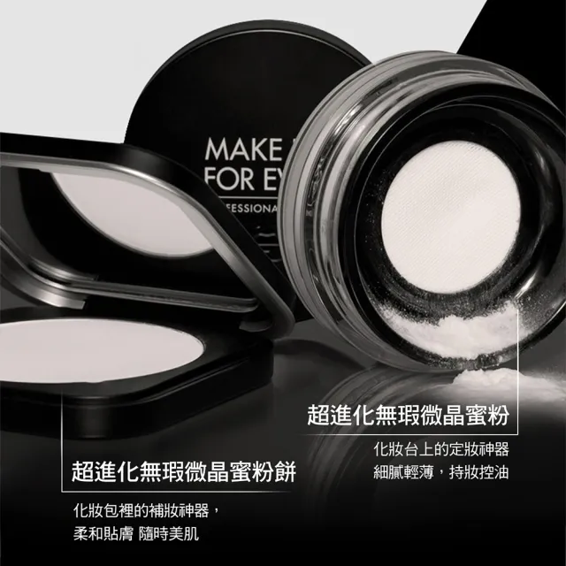 【MAKE UP FOR EVER】ULTRA HD 超進化無瑕微晶蜜粉 4g(精巧版/定妝無極限/毛孔柔焦/小白餅)