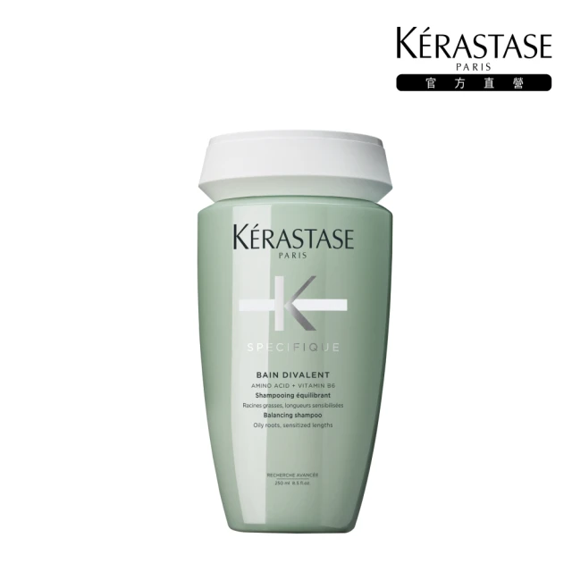 【KERASTASE 巴黎卡詩】胺基酸平衡舒緩髮浴250ml(卡詩洗髮精/深層潔淨)