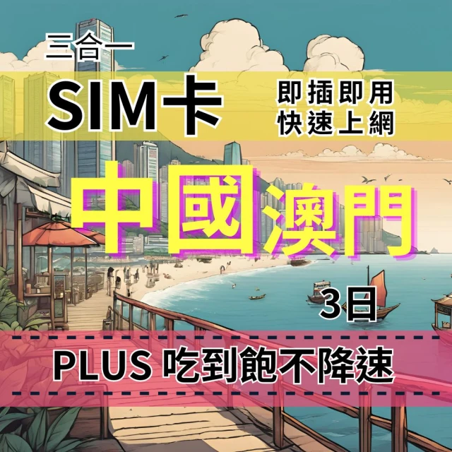 CPMAX SIM卡 中國15天上網吃到飽 真吃到飽不降速 