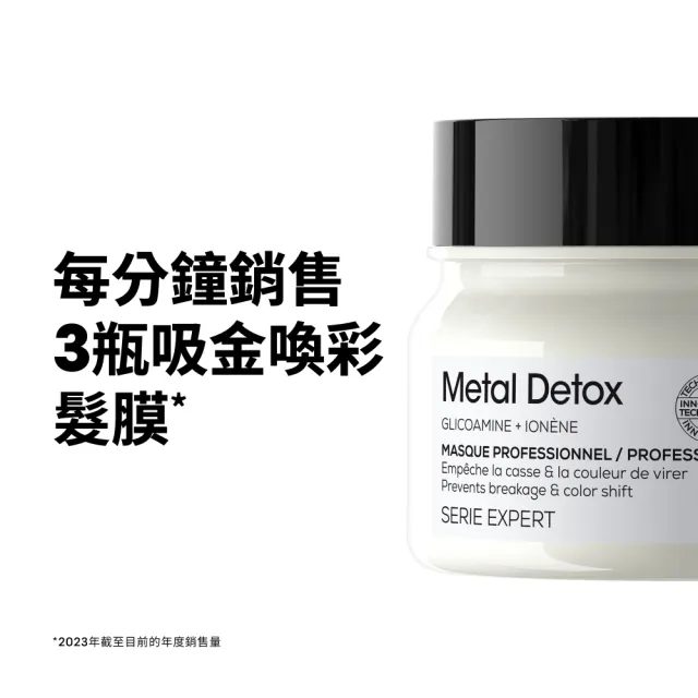 【L’OREAL 巴黎萊雅PRO】絲漾博吸金喚彩髮膜 250ml(瞬順髮膜/護髮/柔順/抗毛躁/髮膜)