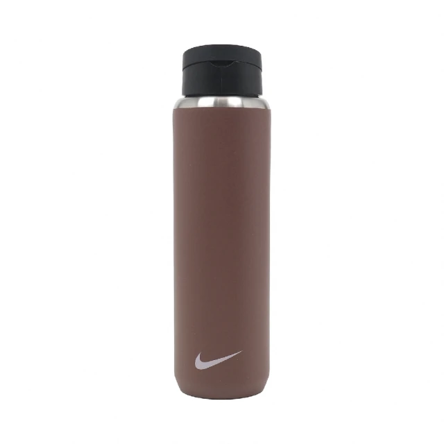 NIKE 耐吉 水壺 Rcharge Stainless Steel Straw 棕 不鏽鋼 防刮 吸管 水瓶(N100163220-324)