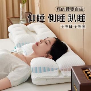 【舒福家居】日本反牽引頸椎枕(可拆式雙向護頸深度睡眠枕-1入)