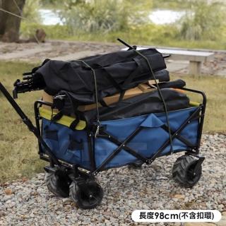 【樂適多】戶外登山扣彈力繩 MO6801(固定繩 綑綁帶 打包帶 行李綑綁帶 綁帶繩)