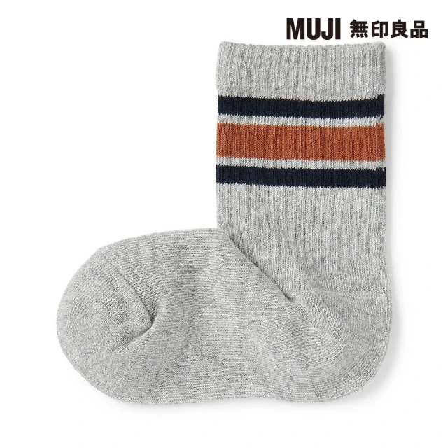 MUJI 無印良品 兒童棉混織線直角襪(共3色)