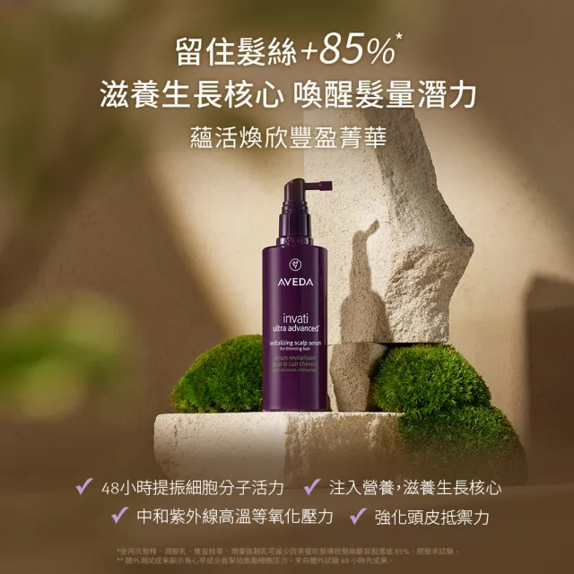 【AVEDA】豐盈煥欣增量組(蘊活煥欣豐盈菁華150mlx2＋品牌束口袋)