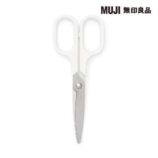 【MUJI 無印良品】不易沾黏膠帶殘膠剪刀/全長約15．5ｃｍ