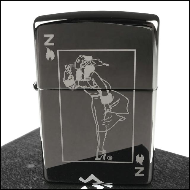 【Zippo】美系~Windy Design-風中女郎圖案設計打火機