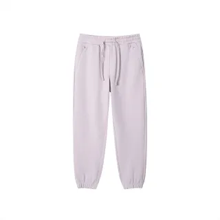 【GIORDANO 佐丹奴】童裝束口運動褲 EASY CARE系列(74 愛麗絲紫)
