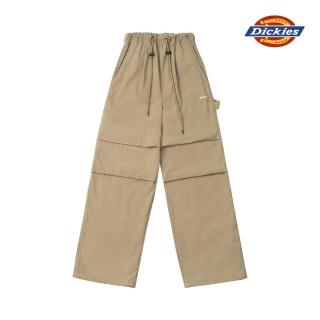 【Dickies】女款沙色側邊工具環膝部壓褶多口袋設計工裝長褲｜DK0A87HCCH1