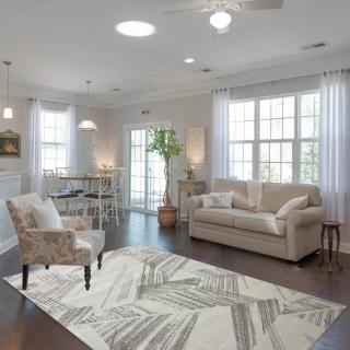 【SDL Home 山德力】斑駁藝術感地毯 200x290cm 葛倫(灰白色 簡單好搭)