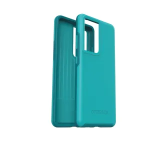 【OtterBox】Samsung Galaxy S21 Ultra 6.8吋 Symmetry 炫彩幾何保護殼(湖水藍)