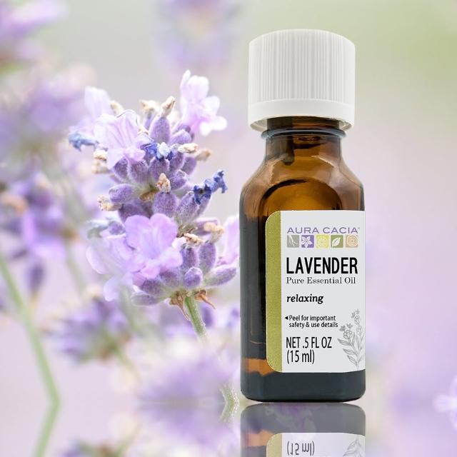 【Aura cacia 卡希雅】美國進口 薰衣草原萃精油(15 mL)