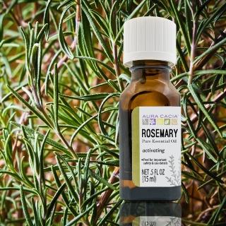 【Aura cacia 卡希雅】美國進口 迷迭香原萃精油(15mL)