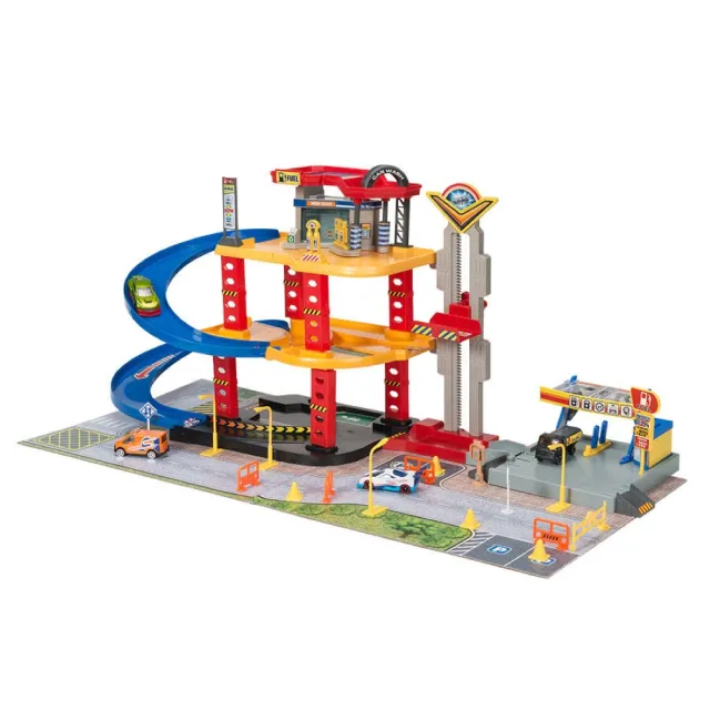 ToysRUs 玩具反斗城】Speed City極速城市停車場場景組(男孩玩具合金車