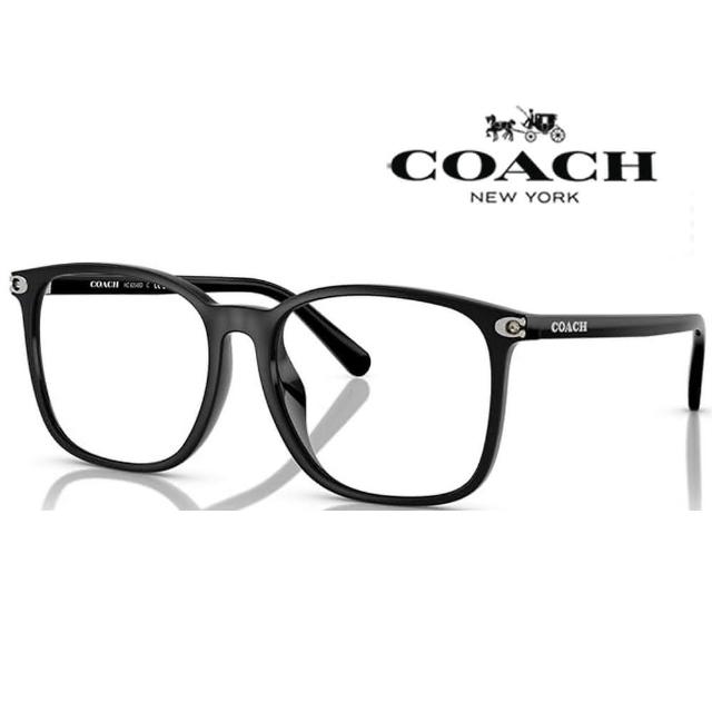 【COACH】時尚光學眼鏡 框面精緻水鑽設計 HC6254BD 5002 黑 公司貨